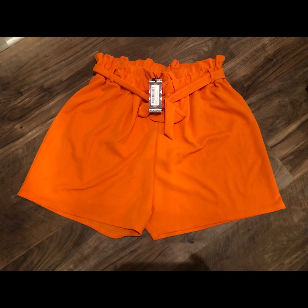 Paper Bag High Waisted Shorts